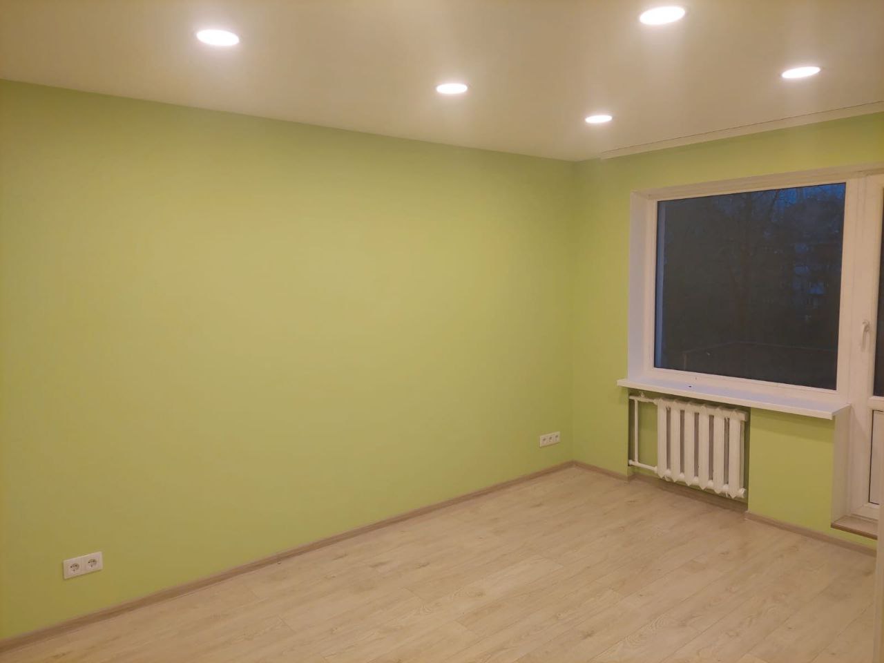 Painted room