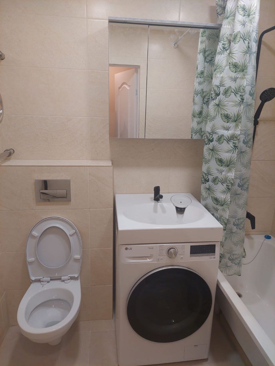Tiled bathroom